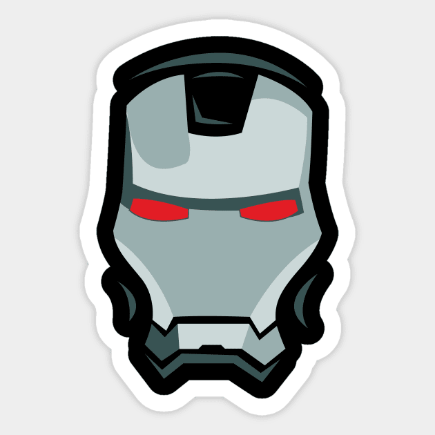 Iron Warrior Sticker by BlackActionTeesOnDemand